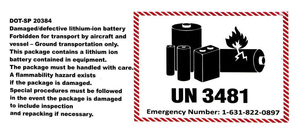 Lithium Batteries shipment